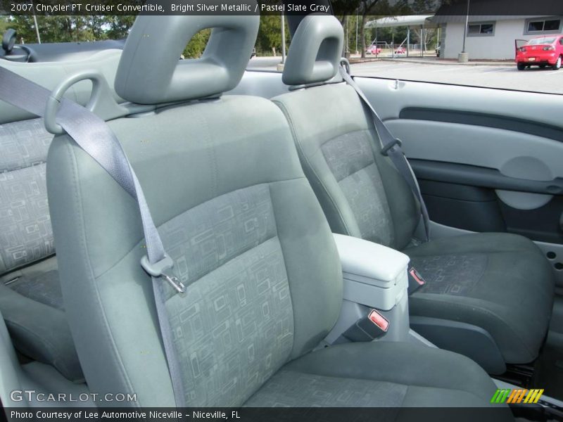Bright Silver Metallic / Pastel Slate Gray 2007 Chrysler PT Cruiser Convertible