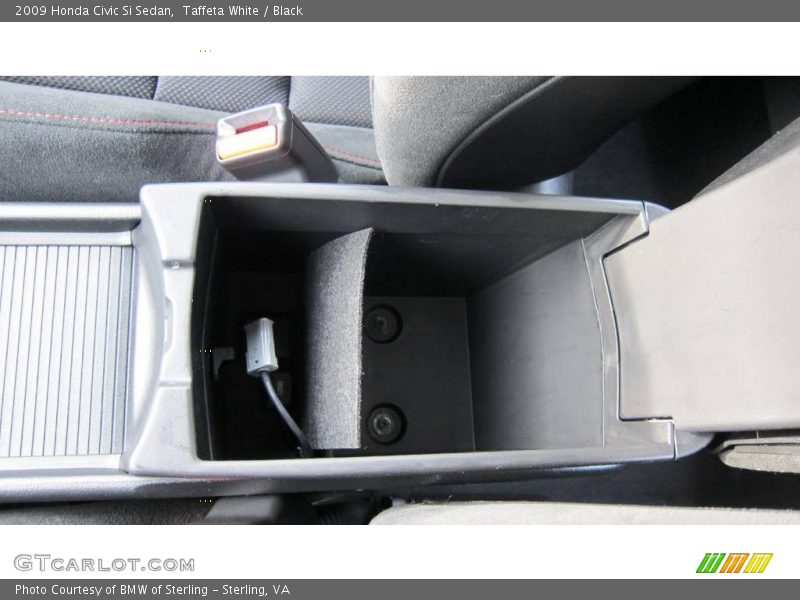 Taffeta White / Black 2009 Honda Civic Si Sedan