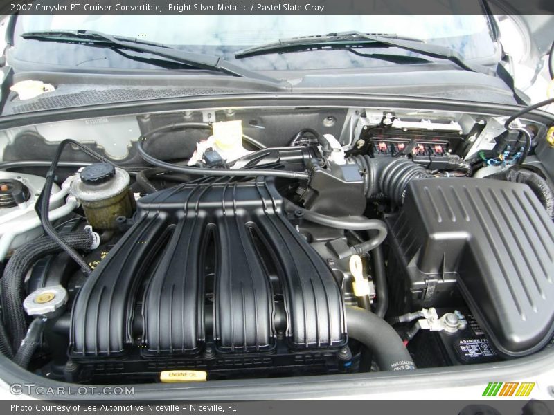 Bright Silver Metallic / Pastel Slate Gray 2007 Chrysler PT Cruiser Convertible