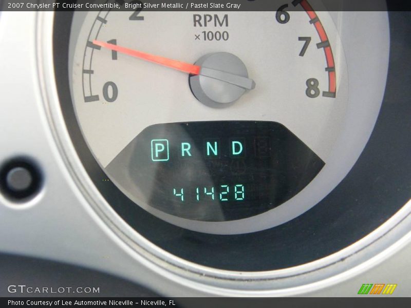 Bright Silver Metallic / Pastel Slate Gray 2007 Chrysler PT Cruiser Convertible