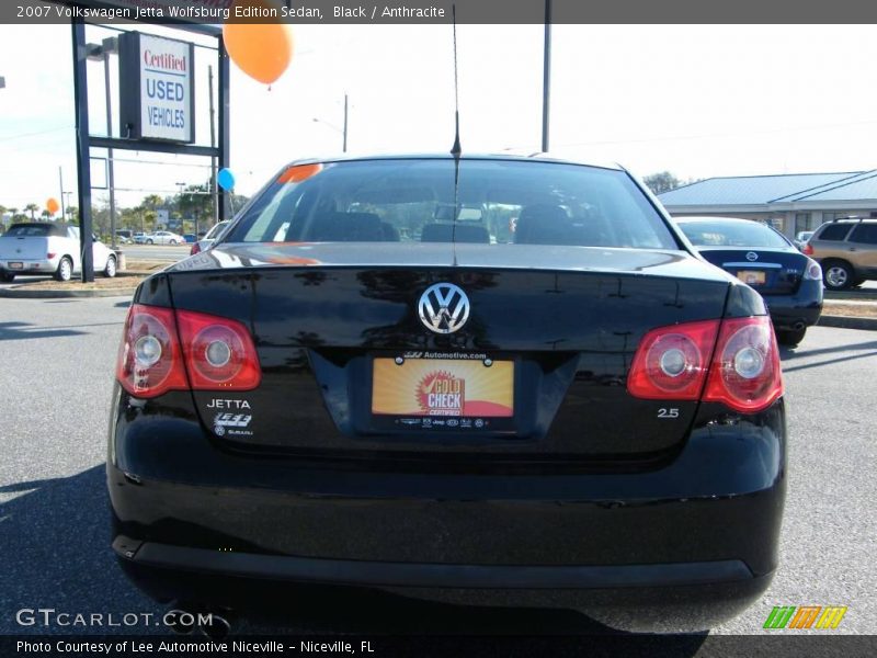 Black / Anthracite 2007 Volkswagen Jetta Wolfsburg Edition Sedan