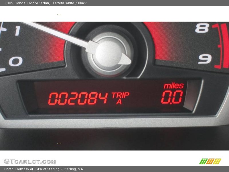 Taffeta White / Black 2009 Honda Civic Si Sedan
