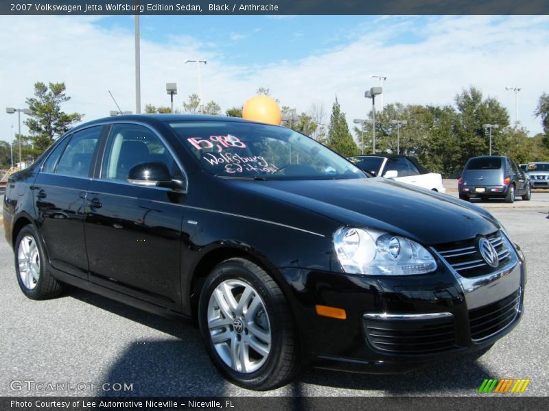 Black / Anthracite 2007 Volkswagen Jetta Wolfsburg Edition Sedan