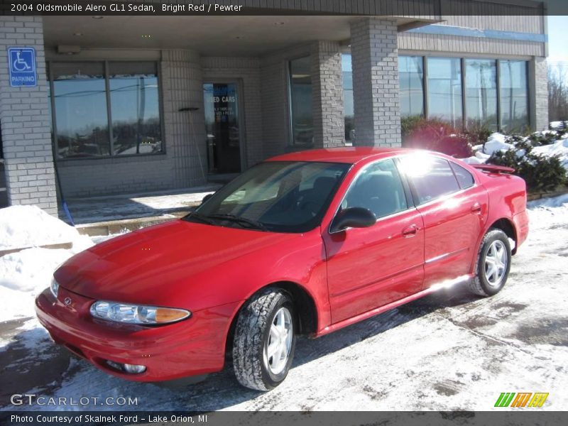Bright Red / Pewter 2004 Oldsmobile Alero GL1 Sedan
