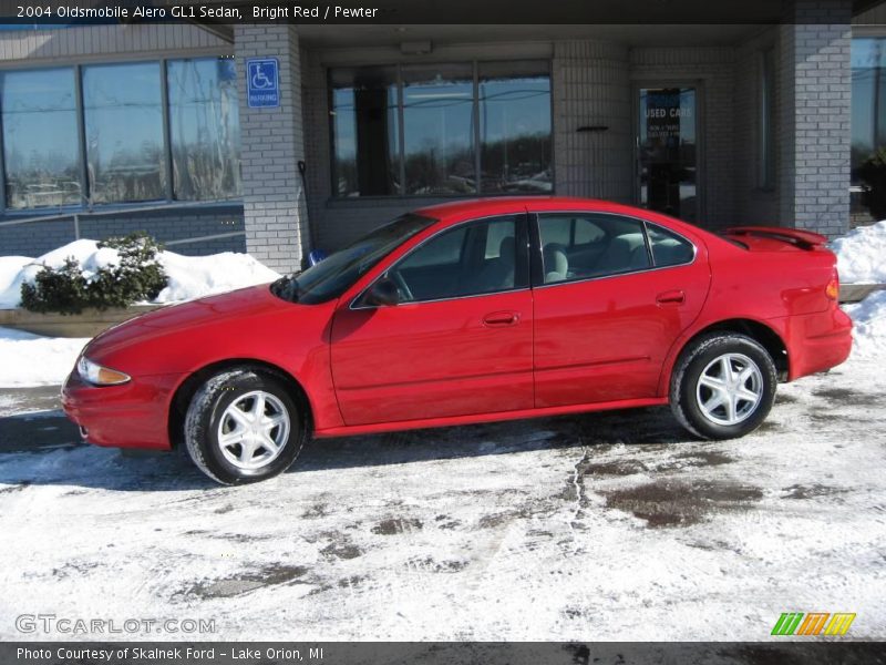 Bright Red / Pewter 2004 Oldsmobile Alero GL1 Sedan