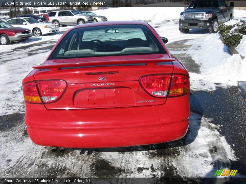 Bright Red / Pewter 2004 Oldsmobile Alero GL1 Sedan