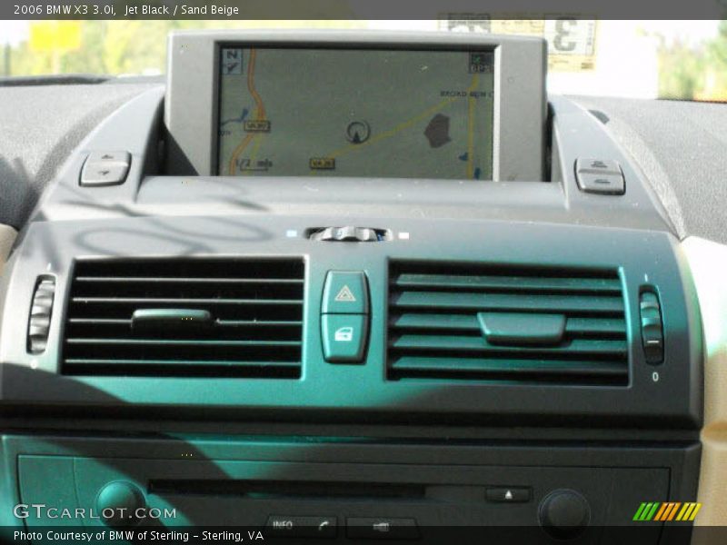 Jet Black / Sand Beige 2006 BMW X3 3.0i