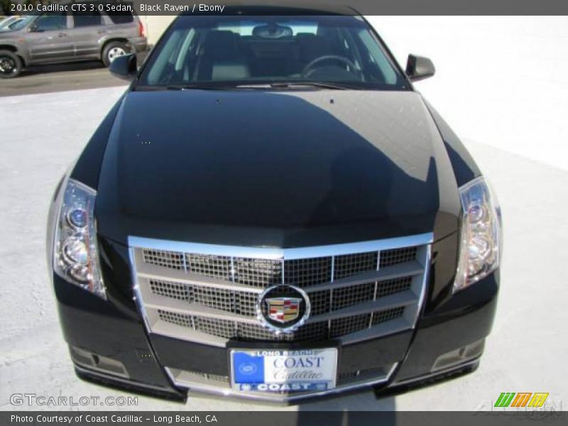 Black Raven / Ebony 2010 Cadillac CTS 3.0 Sedan