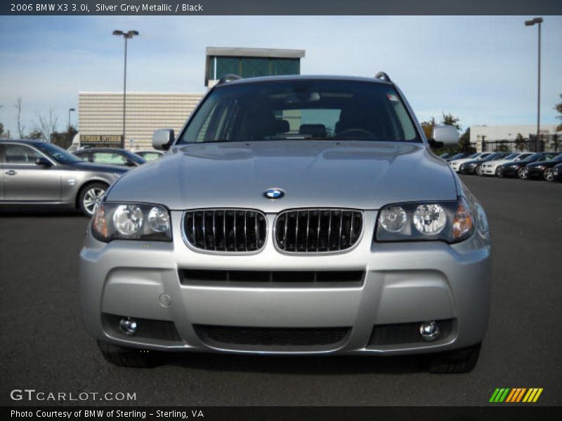 Silver Grey Metallic / Black 2006 BMW X3 3.0i