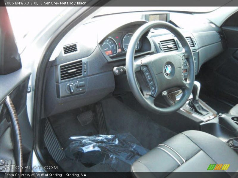 Silver Grey Metallic / Black 2006 BMW X3 3.0i