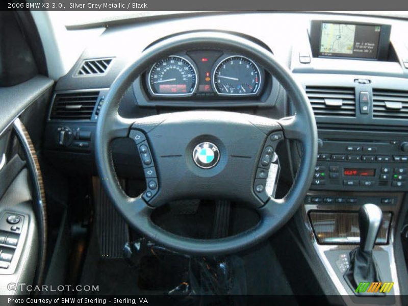 Silver Grey Metallic / Black 2006 BMW X3 3.0i