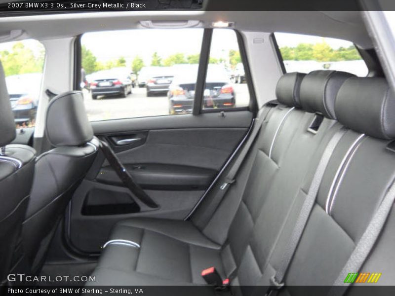 Silver Grey Metallic / Black 2007 BMW X3 3.0si