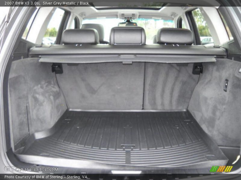Silver Grey Metallic / Black 2007 BMW X3 3.0si
