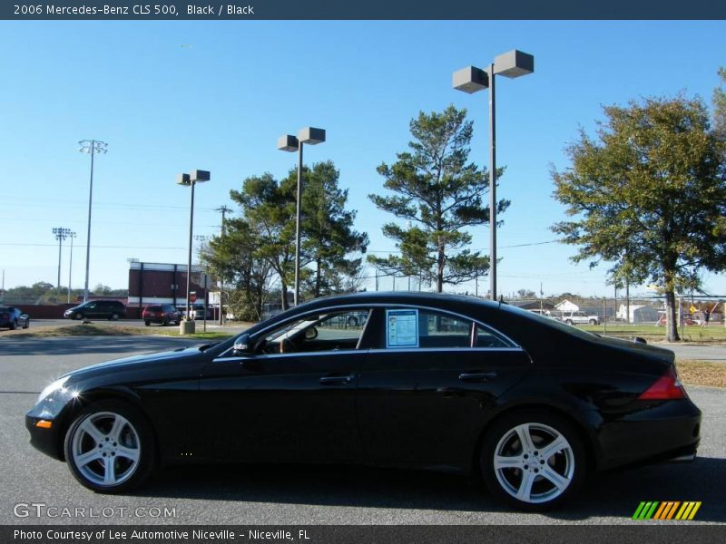 Black / Black 2006 Mercedes-Benz CLS 500