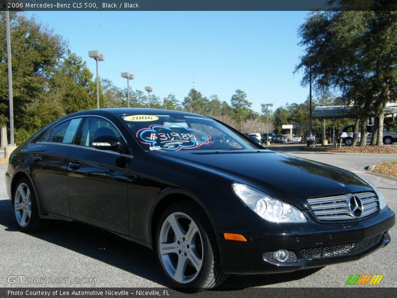 Black / Black 2006 Mercedes-Benz CLS 500