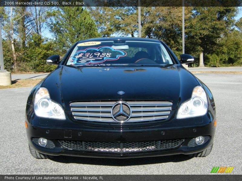 Black / Black 2006 Mercedes-Benz CLS 500