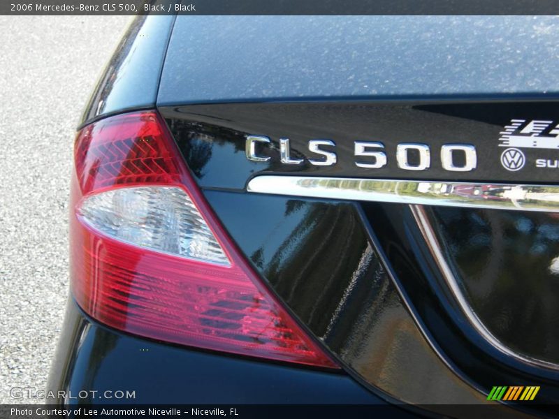 Black / Black 2006 Mercedes-Benz CLS 500