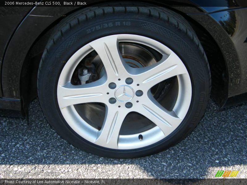 Black / Black 2006 Mercedes-Benz CLS 500