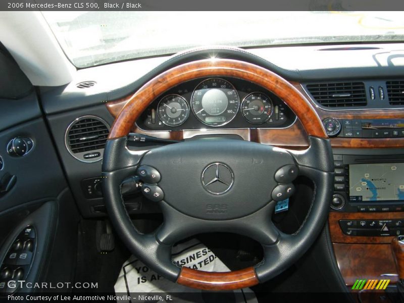 Black / Black 2006 Mercedes-Benz CLS 500