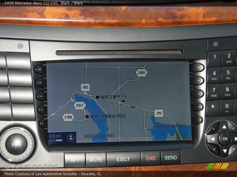 Black / Black 2006 Mercedes-Benz CLS 500