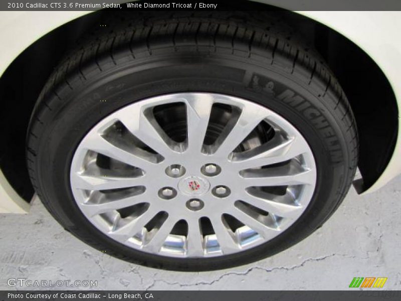 White Diamond Tricoat / Ebony 2010 Cadillac CTS 3.6 Premium Sedan