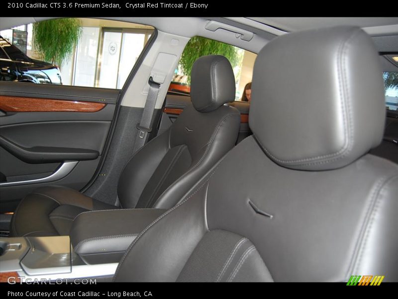Crystal Red Tintcoat / Ebony 2010 Cadillac CTS 3.6 Premium Sedan