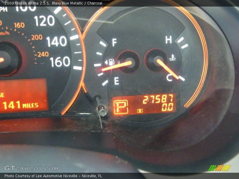Navy Blue Metallic / Charcoal 2009 Nissan Altima 2.5 S