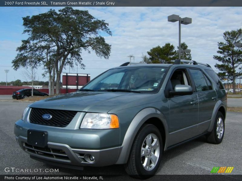 Titanium Green Metallic / Shale Grey 2007 Ford Freestyle SEL