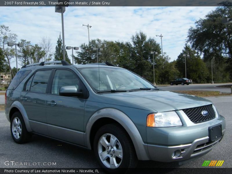 Titanium Green Metallic / Shale Grey 2007 Ford Freestyle SEL