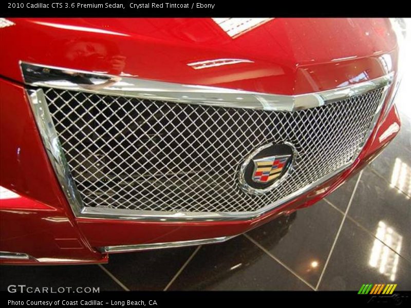 Crystal Red Tintcoat / Ebony 2010 Cadillac CTS 3.6 Premium Sedan