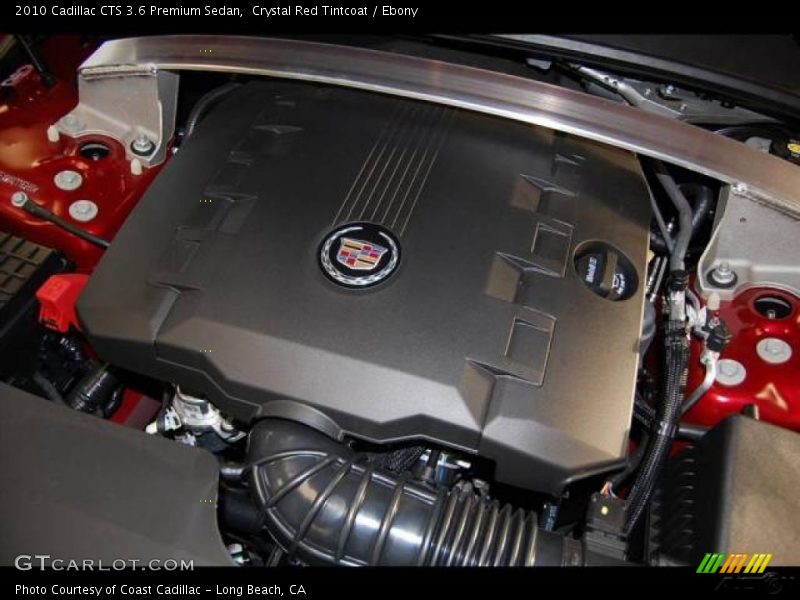 Crystal Red Tintcoat / Ebony 2010 Cadillac CTS 3.6 Premium Sedan