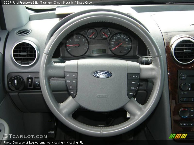 Titanium Green Metallic / Shale Grey 2007 Ford Freestyle SEL