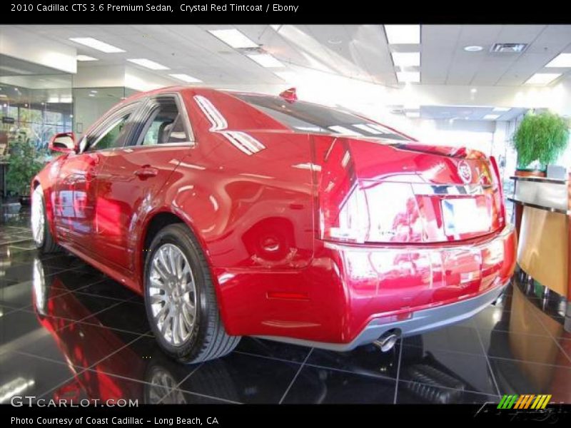 Crystal Red Tintcoat / Ebony 2010 Cadillac CTS 3.6 Premium Sedan