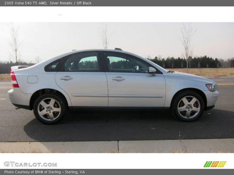 Silver Metallic / Off Black 2005 Volvo S40 T5 AWD