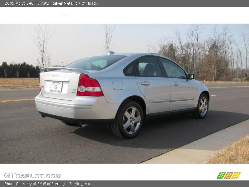 Silver Metallic / Off Black 2005 Volvo S40 T5 AWD