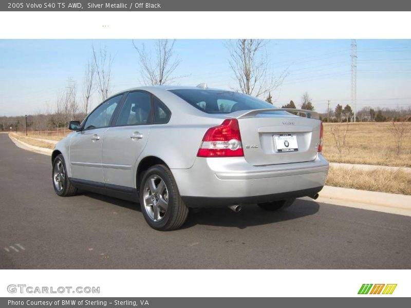 Silver Metallic / Off Black 2005 Volvo S40 T5 AWD