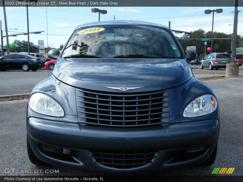Steel Blue Pearl / Dark Slate Gray 2003 Chrysler PT Cruiser GT