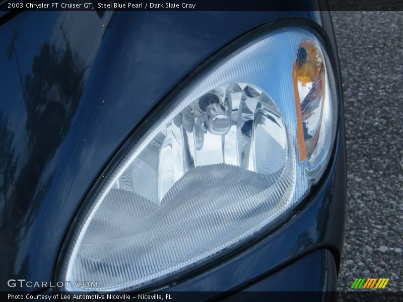 Steel Blue Pearl / Dark Slate Gray 2003 Chrysler PT Cruiser GT