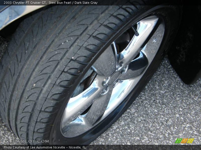 Steel Blue Pearl / Dark Slate Gray 2003 Chrysler PT Cruiser GT