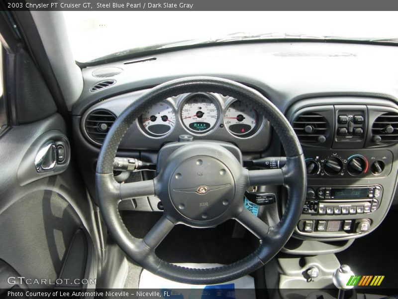 Steel Blue Pearl / Dark Slate Gray 2003 Chrysler PT Cruiser GT
