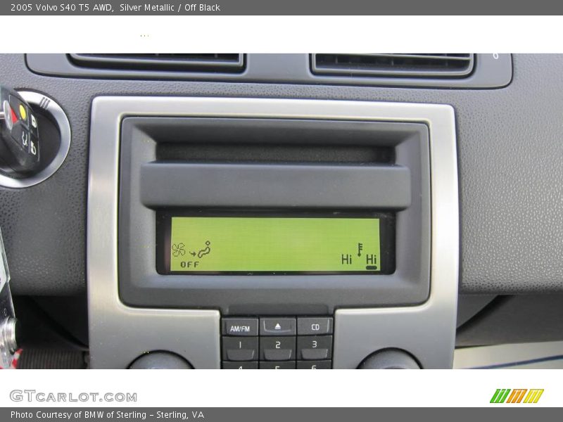 Silver Metallic / Off Black 2005 Volvo S40 T5 AWD