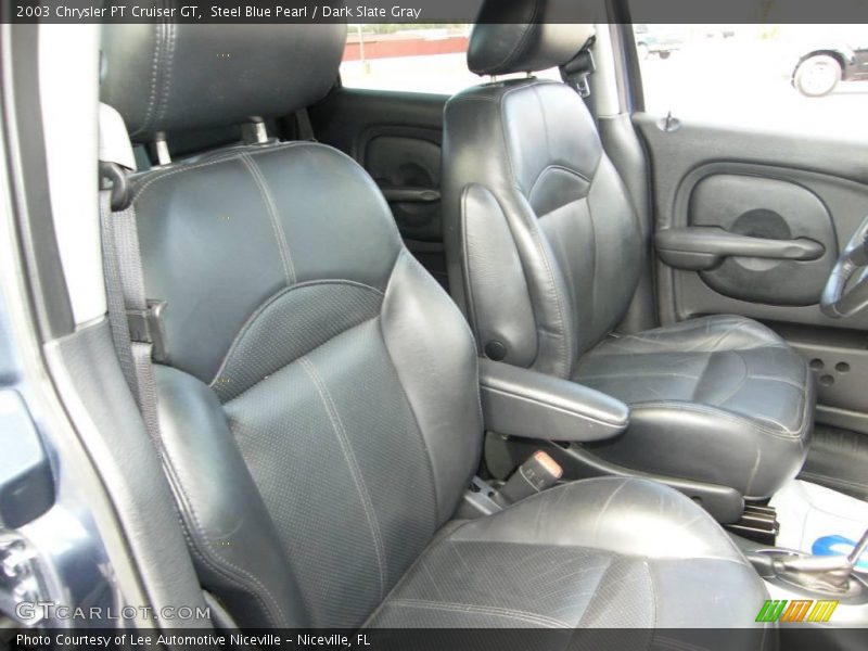 Steel Blue Pearl / Dark Slate Gray 2003 Chrysler PT Cruiser GT