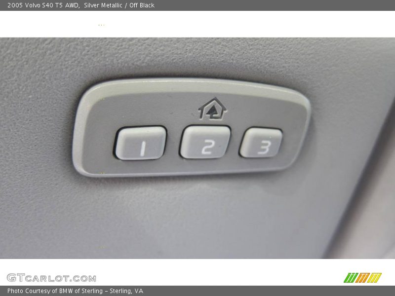 Silver Metallic / Off Black 2005 Volvo S40 T5 AWD