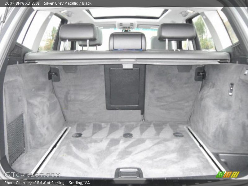 Silver Grey Metallic / Black 2007 BMW X3 3.0si