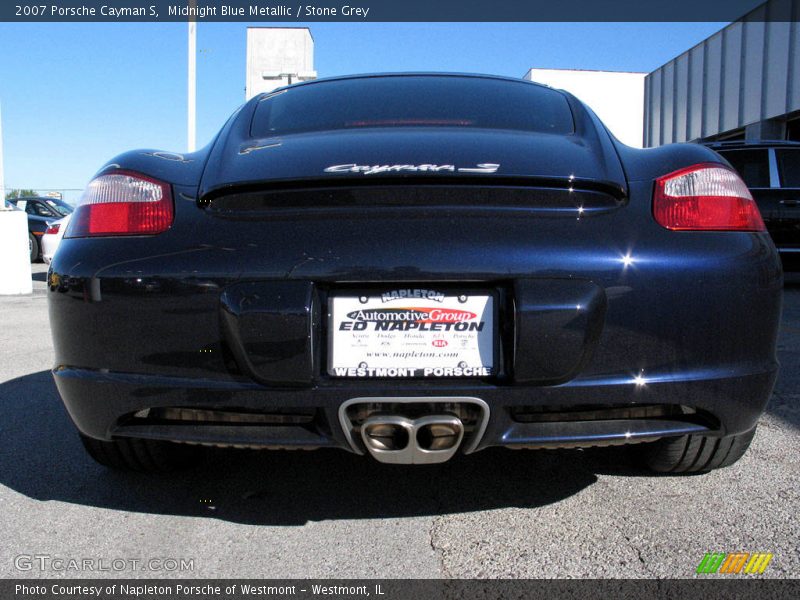 Midnight Blue Metallic / Stone Grey 2007 Porsche Cayman S