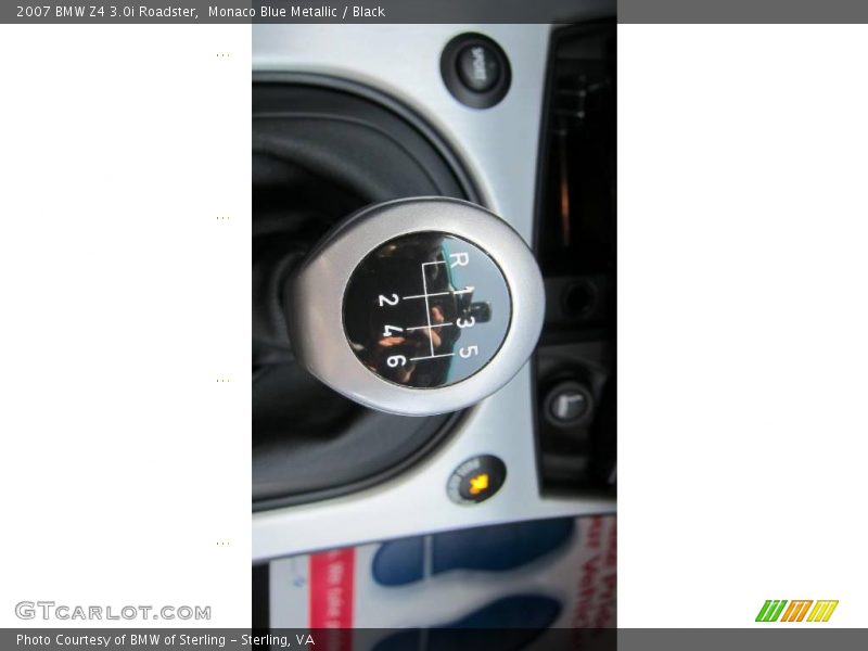 Monaco Blue Metallic / Black 2007 BMW Z4 3.0i Roadster
