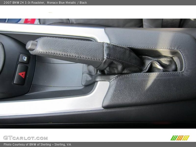 Monaco Blue Metallic / Black 2007 BMW Z4 3.0i Roadster
