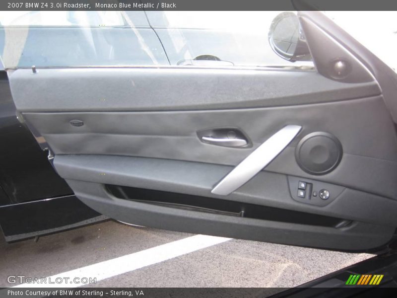Monaco Blue Metallic / Black 2007 BMW Z4 3.0i Roadster