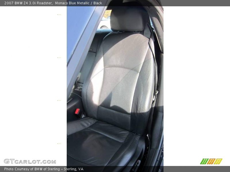 Monaco Blue Metallic / Black 2007 BMW Z4 3.0i Roadster
