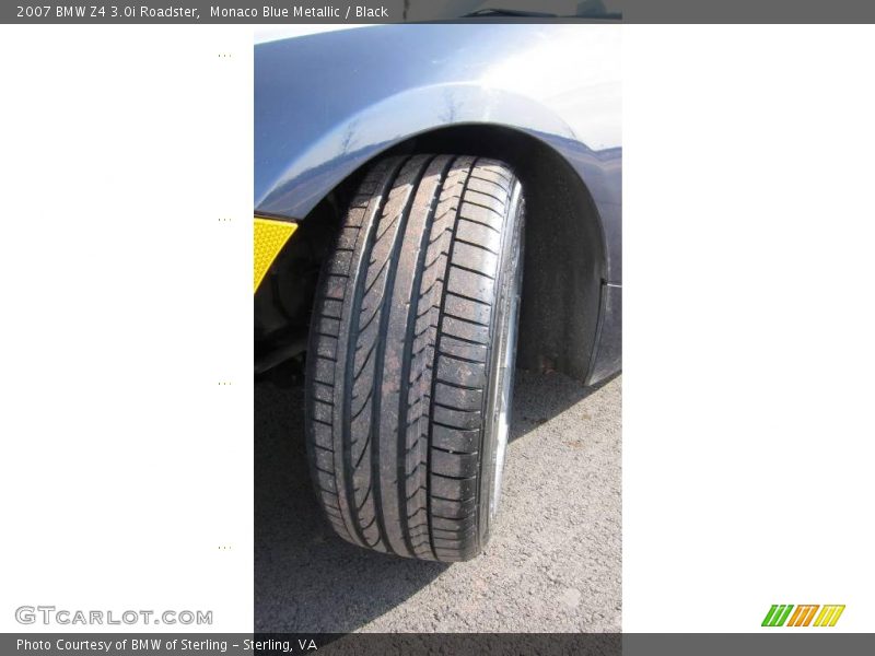 Monaco Blue Metallic / Black 2007 BMW Z4 3.0i Roadster